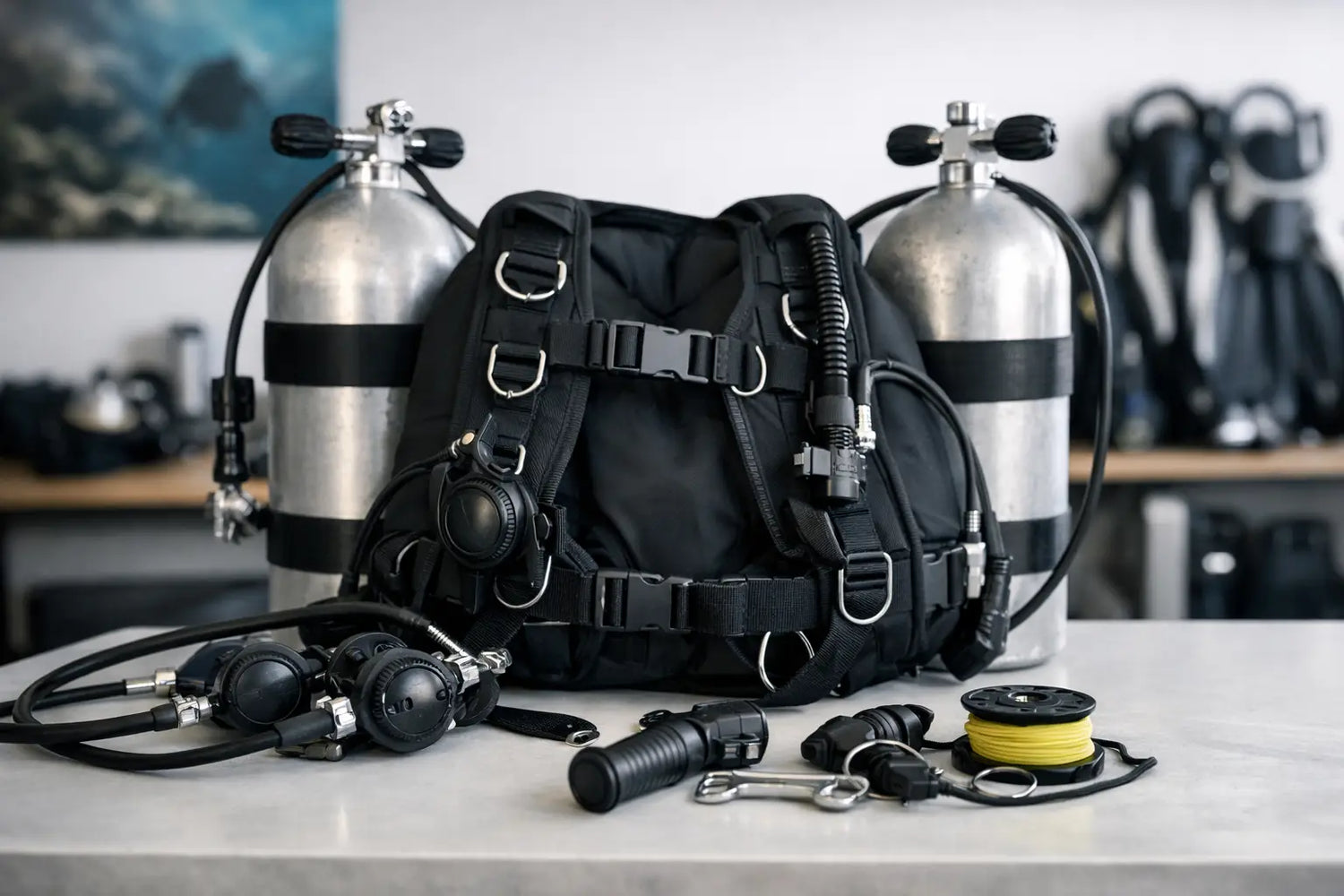 Sidemount Konfiguration richtig aufbauen - AS-TecDive