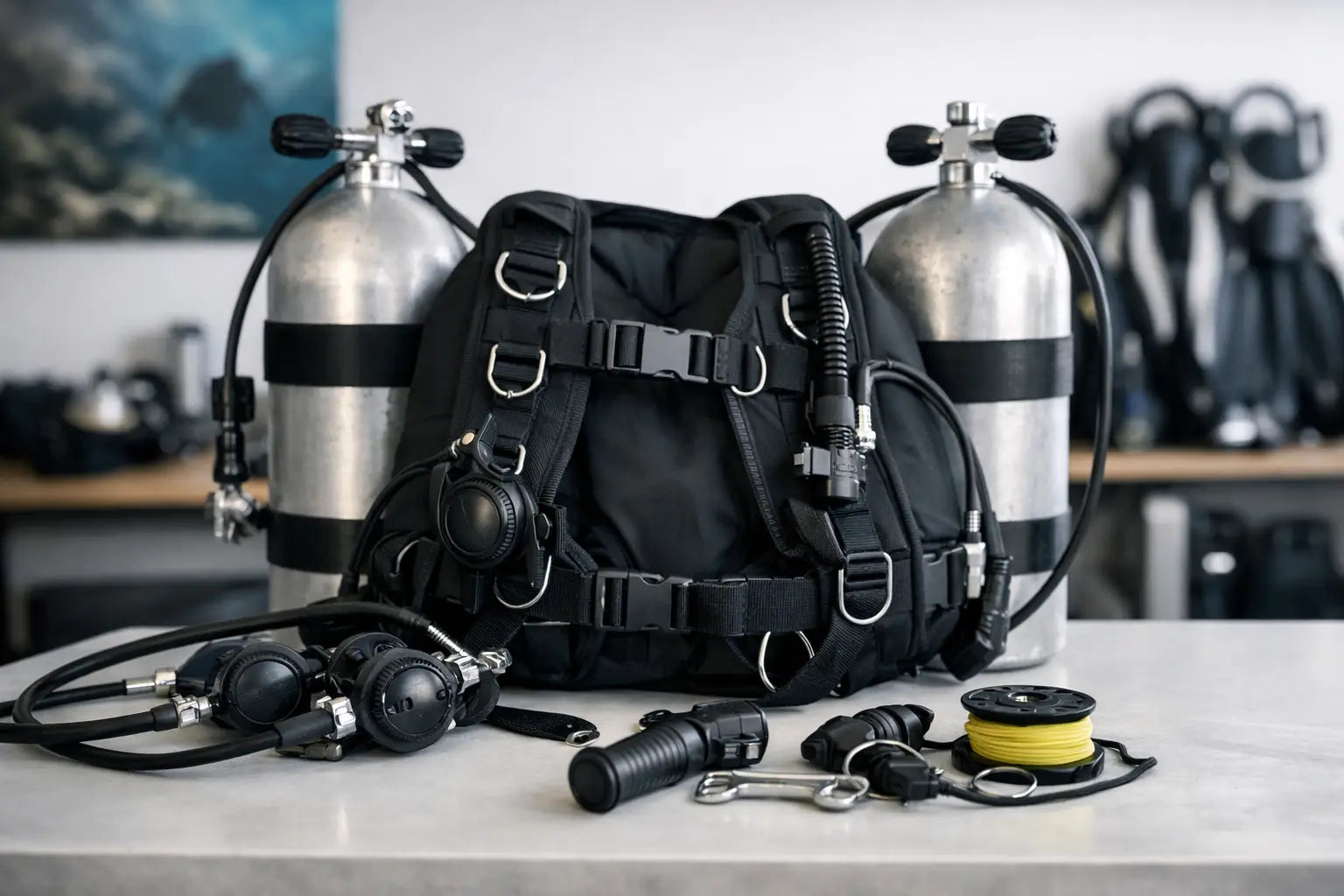 Sidemount Konfiguration richtig aufbauen - AS-TecDive