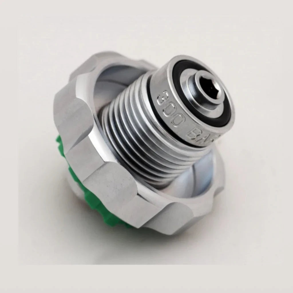 Tauchausrüstung Adapter 300 bar, Metall, Nahaufnahme, silberfarben