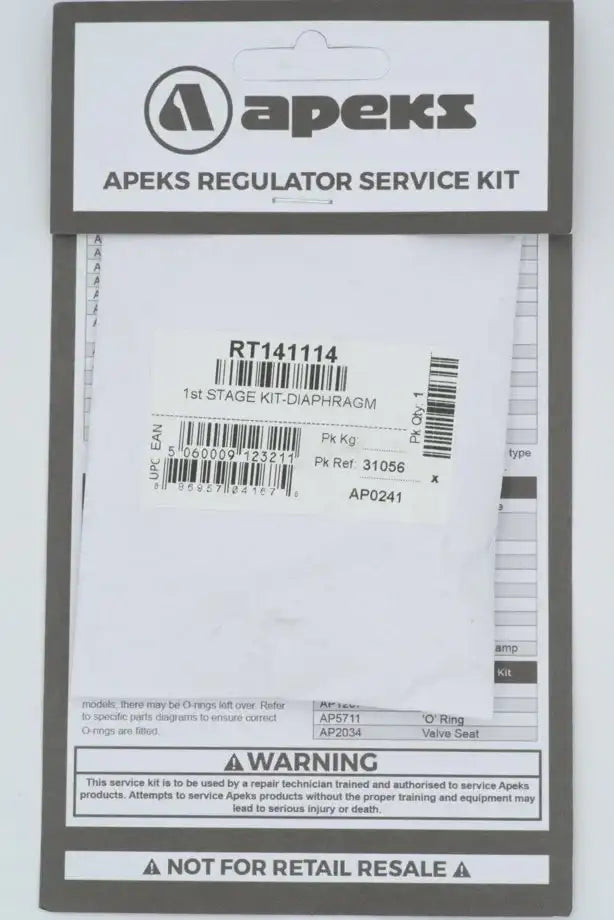 Apeks Revisionskit 1. Stufe AP0241 von APEKS/Aqualung - Jetzt kaufen