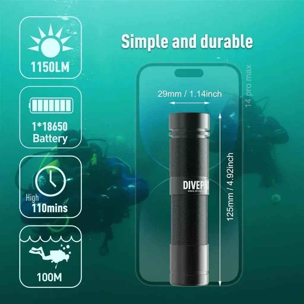 Tauchlampe DIVEPRO D5-3