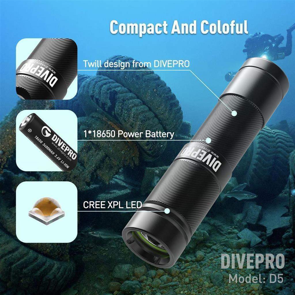 Tauchlampe DIVEPRO D5-3 von Divepro - Jetzt kaufen