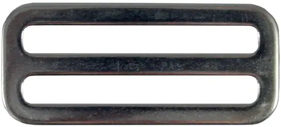 Edelstahl D-Ring fĂĽr TauchausrĂĽstung, zweischlitzig, robust und rechteckig