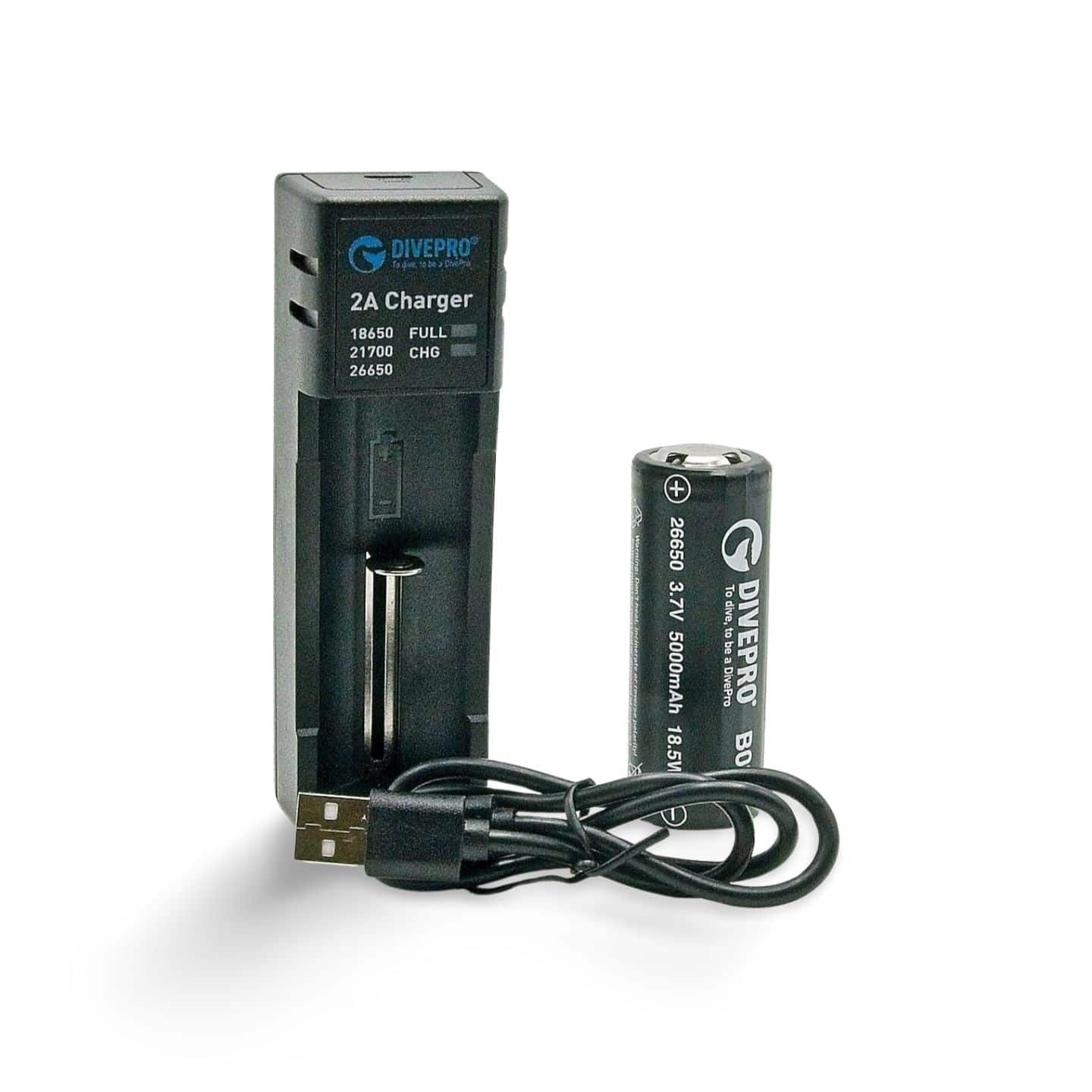 Divepro Akkuset