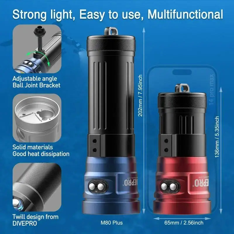 Videoleuchte DIVEPRO M80 von Divepro - Jetzt kaufen