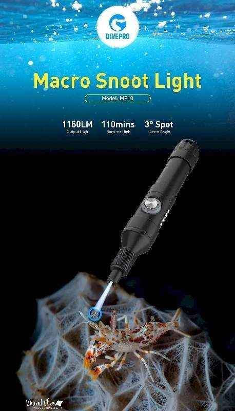 Snoot Light DIVEPRO MP10