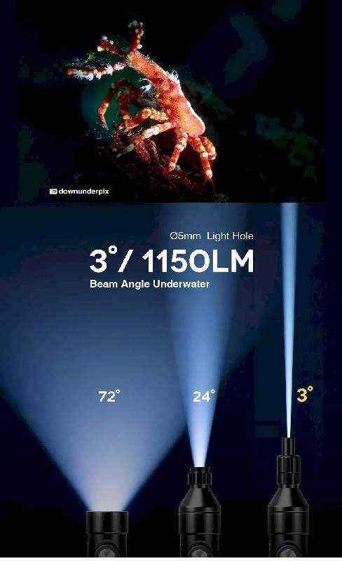 Snoot Light DIVEPRO MP10