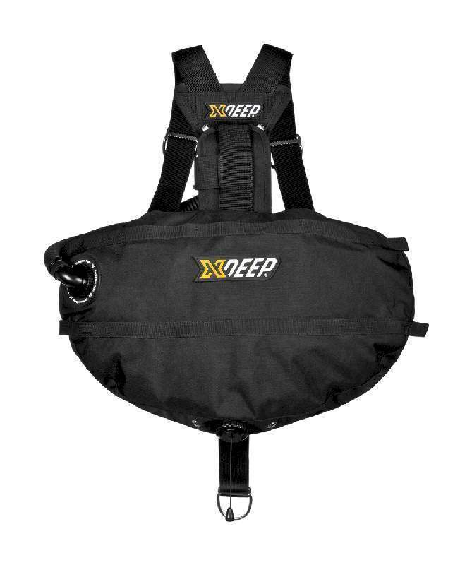 XDEEP Stealth 2.0 Classic Sidemount Komplettset, schwarze TauchausrĂŒstung mit Harness
