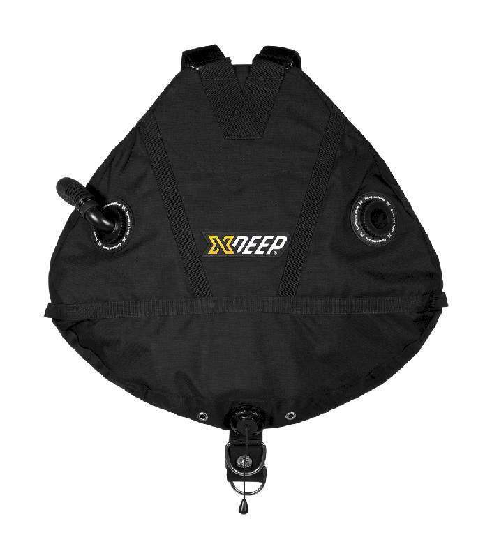 xDEEP Stealth 2.0 TEC Wing schwarz, technisches Sidemount Jacket für Taucher