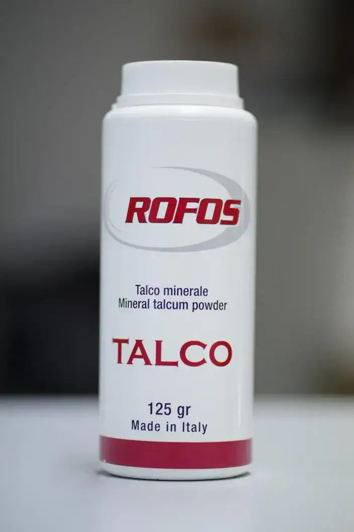 Rofos Talkum Mineralpuder 125g Dose, Tauchausrüstung Zubehör, weißer Hintergrund