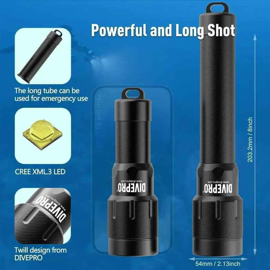 Tauchlampe DIVEPRO D18 Plus