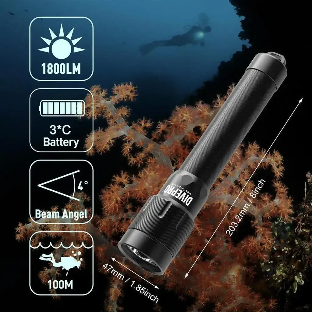 Tauchlampe DIVEPRO D18 Plus von Divepro - Jetzt kaufen