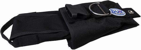 Schwarze Dekompressions-Tasche mit D-Ring für Tauchausrüstung, robustes Material