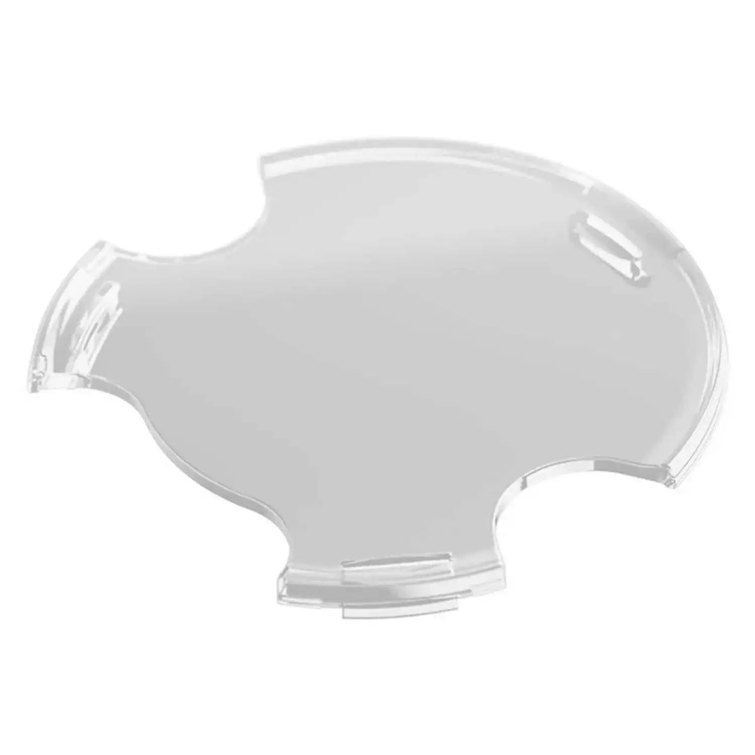 Transparenter Displayschutz aus Kunststoff für Tauchcomputer, runde Form, Nahaufnahme