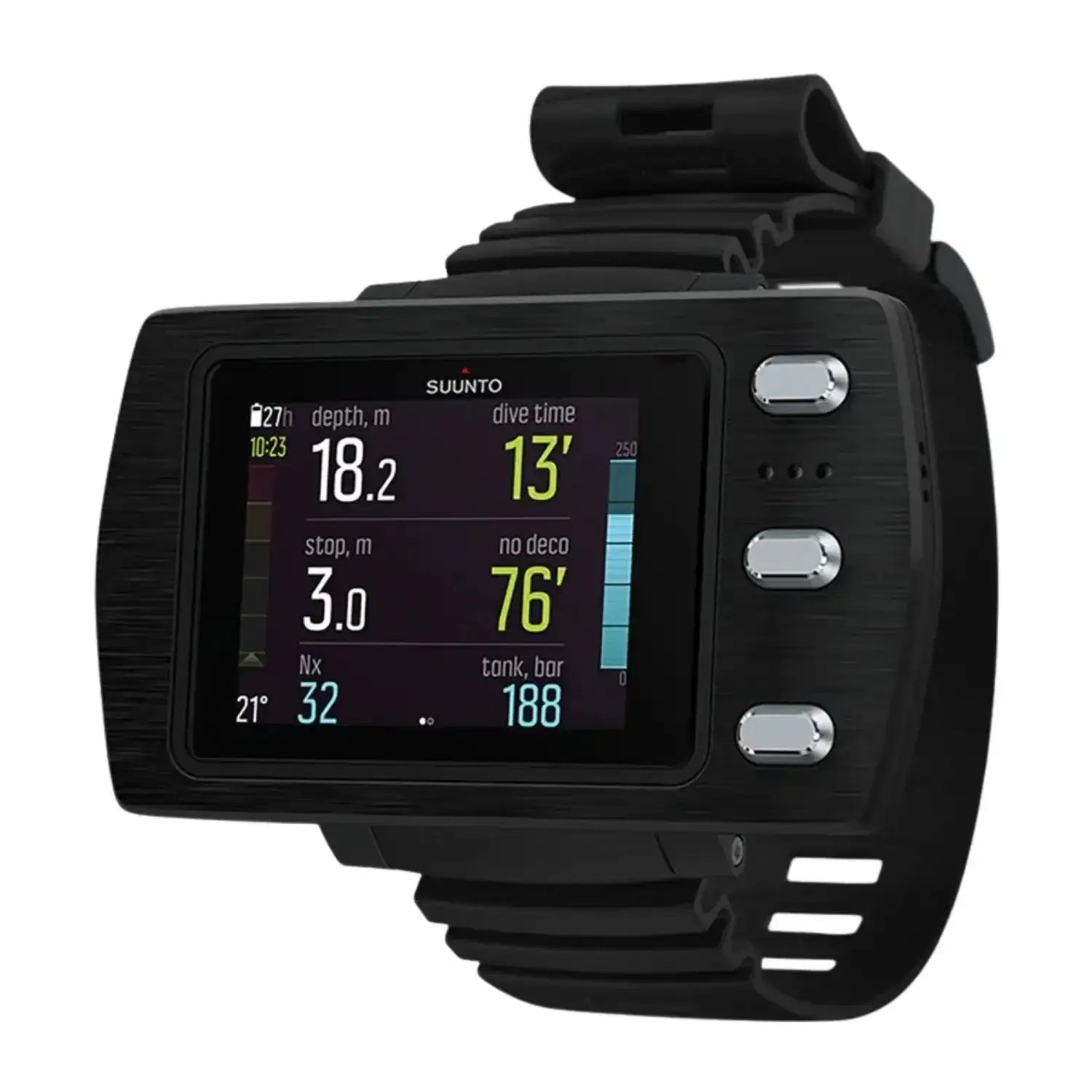 Das Bild zeigt den Tauchcomputer SUUNTO EON Steel