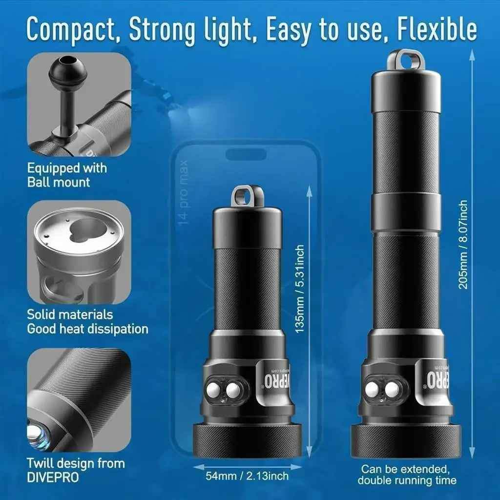 Videoleuchte DIVEPRO M27-V2