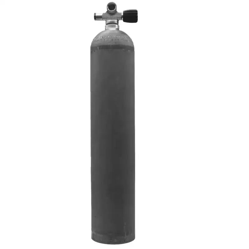 Aluminium Tauchflasche 207 bar mit Ventil, natur, für Tauchausrüstung
