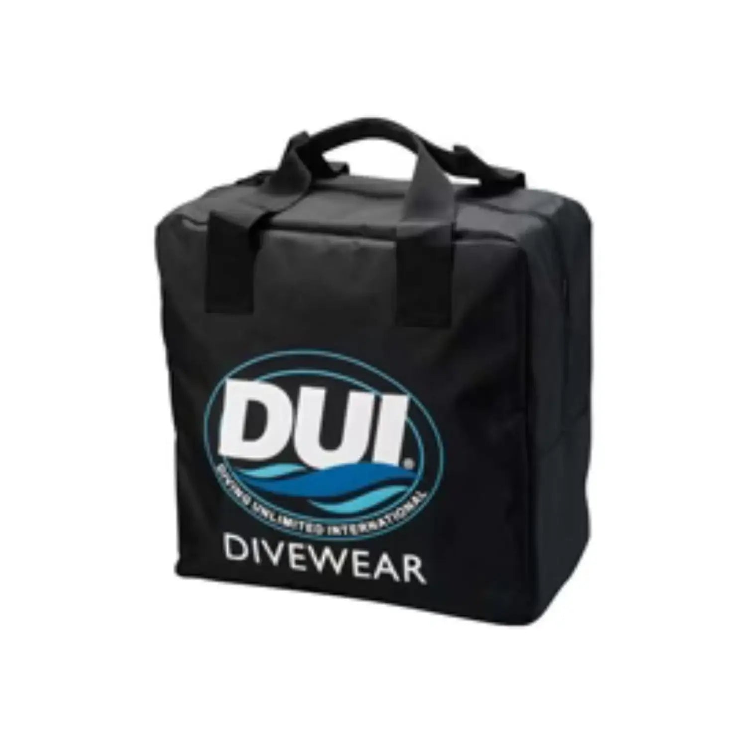 Schwarze Tauchtasche für Divewear mit Tragegriffen, robustes Design für Tauchausrüstung