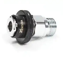 Tauchausrüstung Adapter, verchromt, mit Gewindeanschluss für Scuba Diving