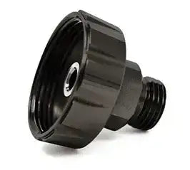 Schwarzer Adapter für Tauchausrüstung, Gewindeanschluss, Zubehör für Tauchflaschen
