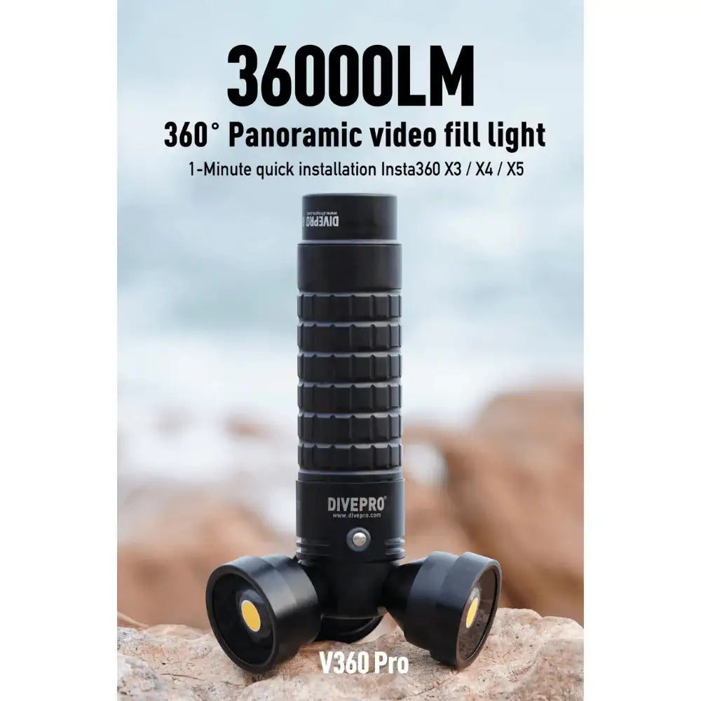 Videoleuchte V360 Pro von Divepro - Jetzt kaufen