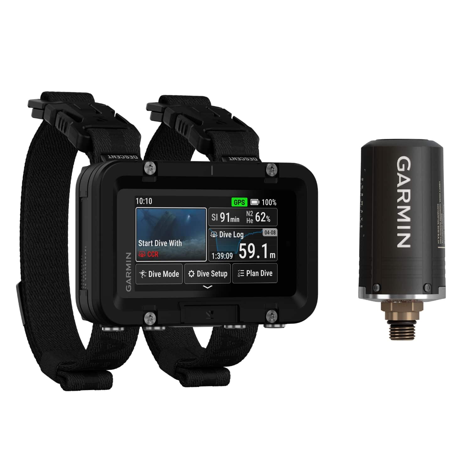 Garmin Descent X50i mit T2 Transceiver