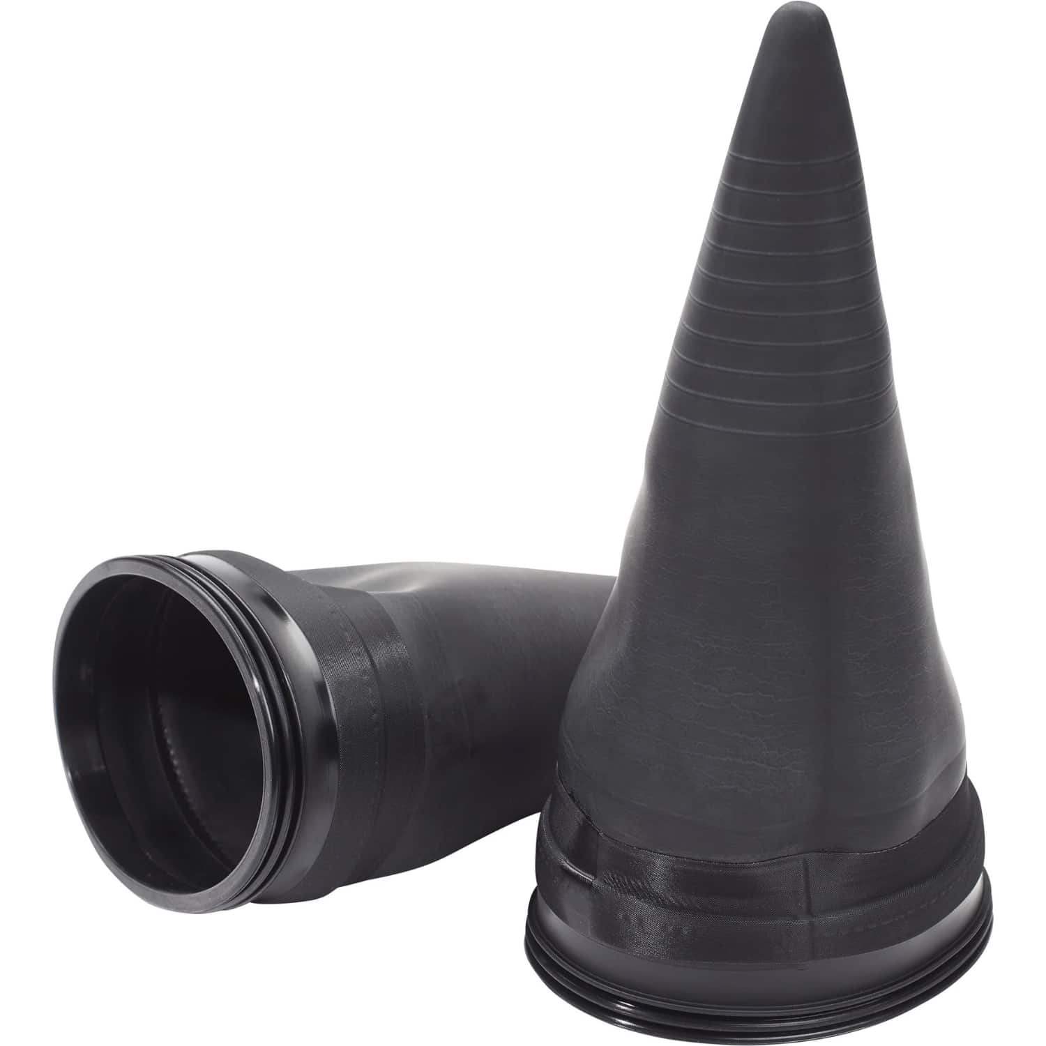 Schwarze Latex Armmanschetten für Trockentauchanzug, Ersatzteil Tauchausrüstung