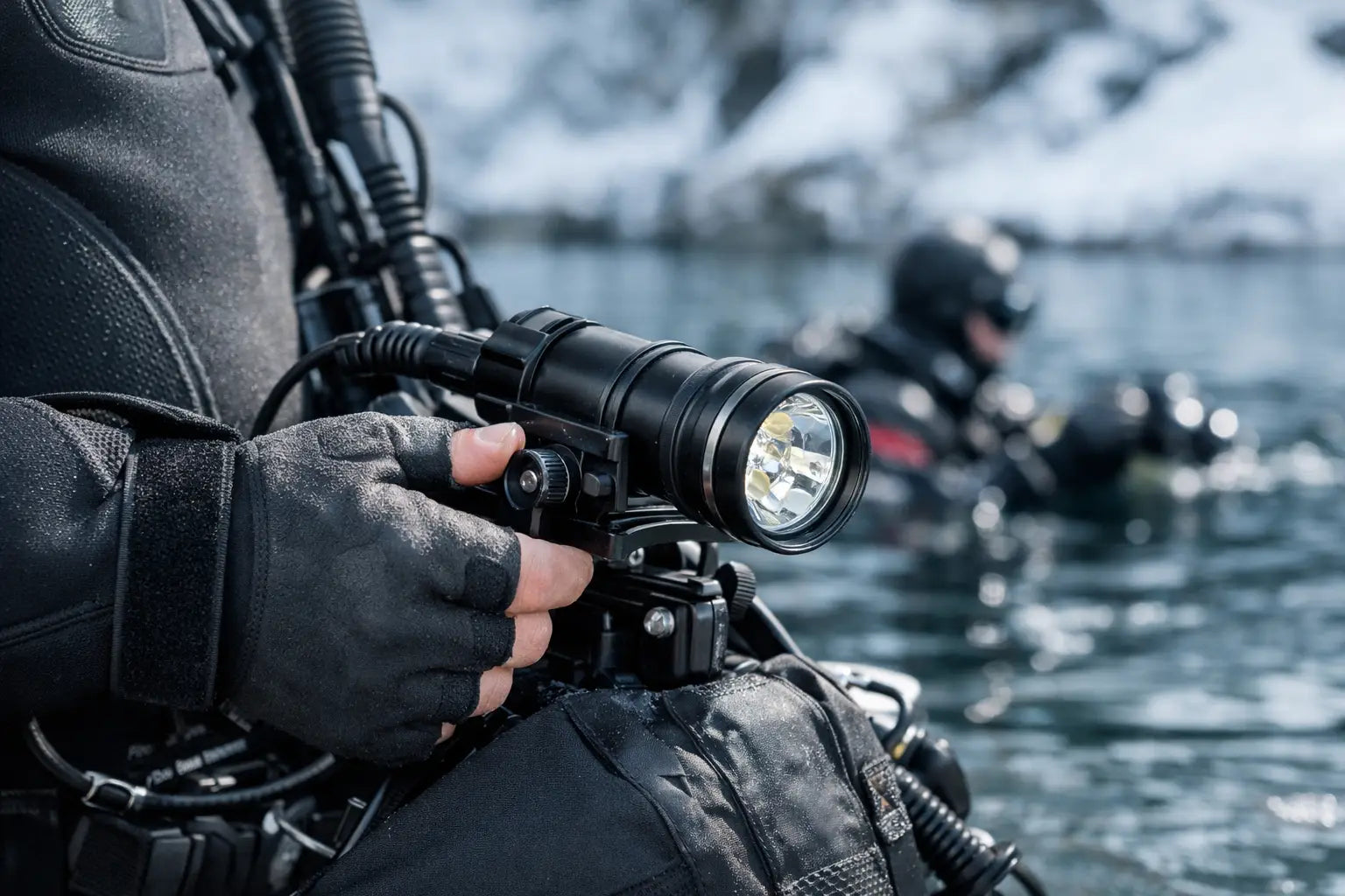 Tauchlampe für Kaltwasser montieren - AS-TecDive