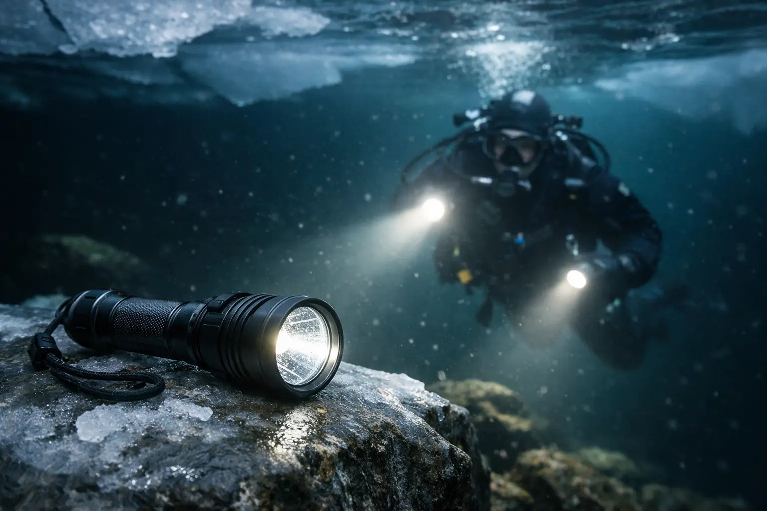 Beste Lampe fürs Nachttauchen im Kaltwasser - AS-TecDive