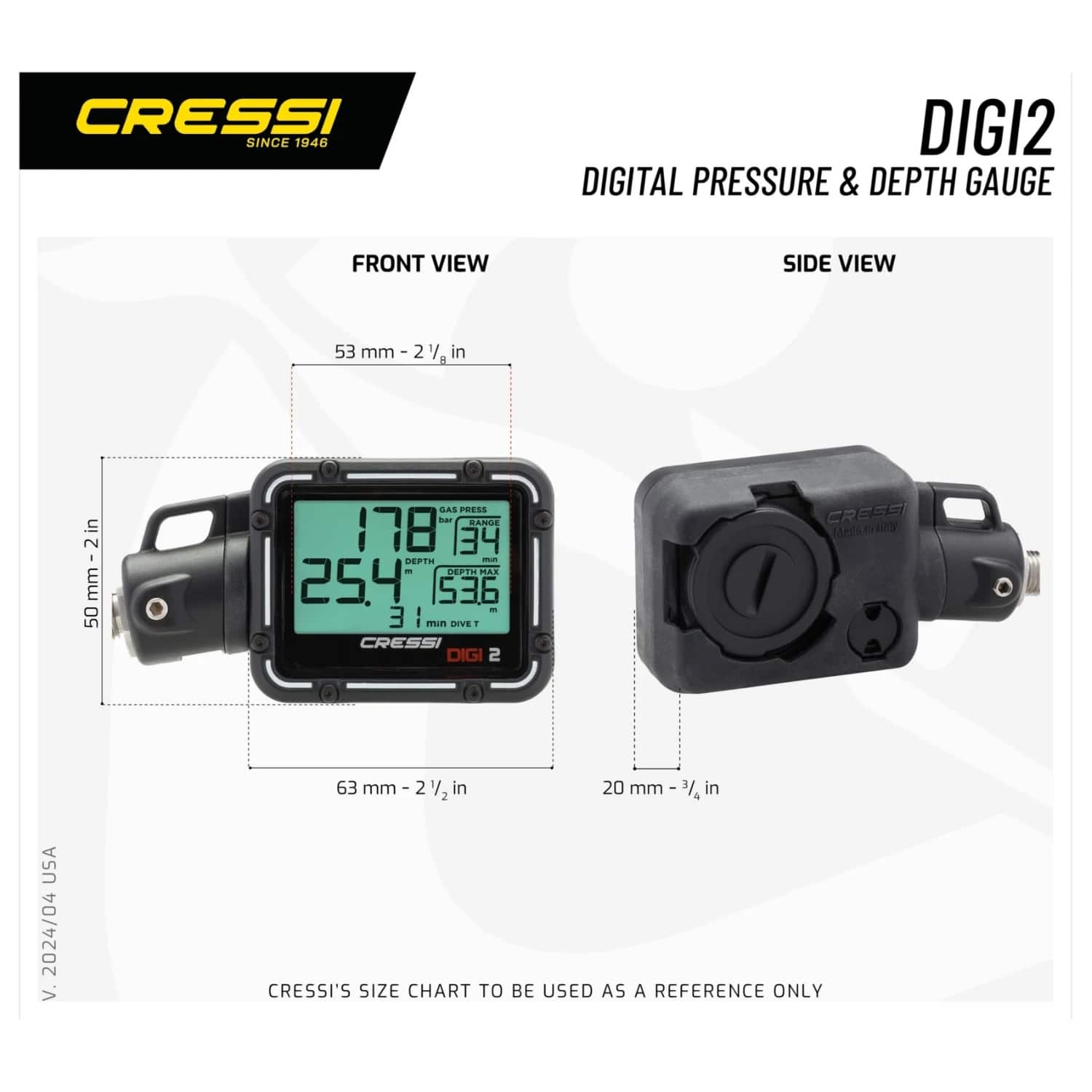 Cressi Konsole Digi 2
