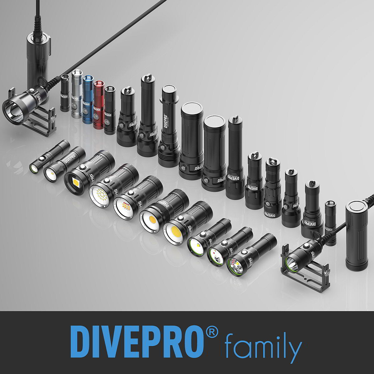 Divepro Tauchlampen
