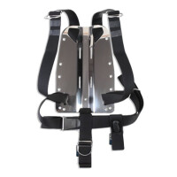 DIRZONE Edelstahl-Backplate 3mm mit Harness