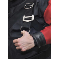 DUX Edelstahlbackplate 6mm Set mit verstellbarem Harness