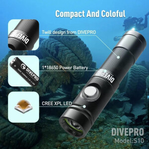 Tauchlampe DIVEPRO S10