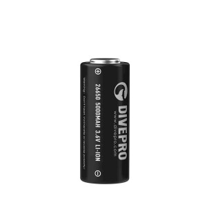 Divepro Kompaktakku 26650/5000mAh